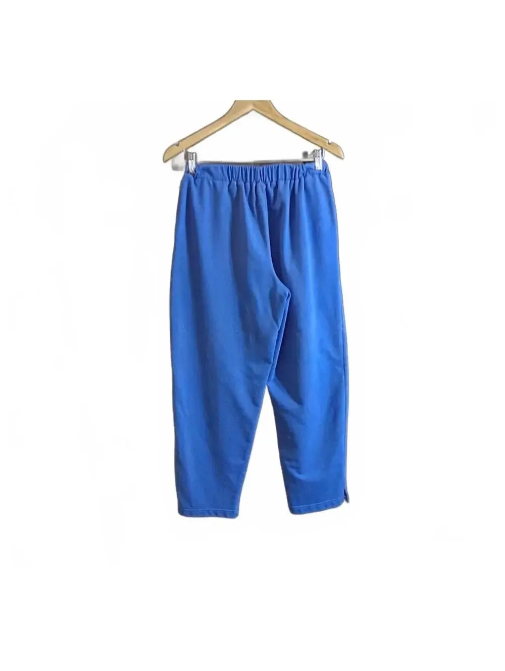Bon Worth Blue Drawstring Elastic Waist Pants Size S